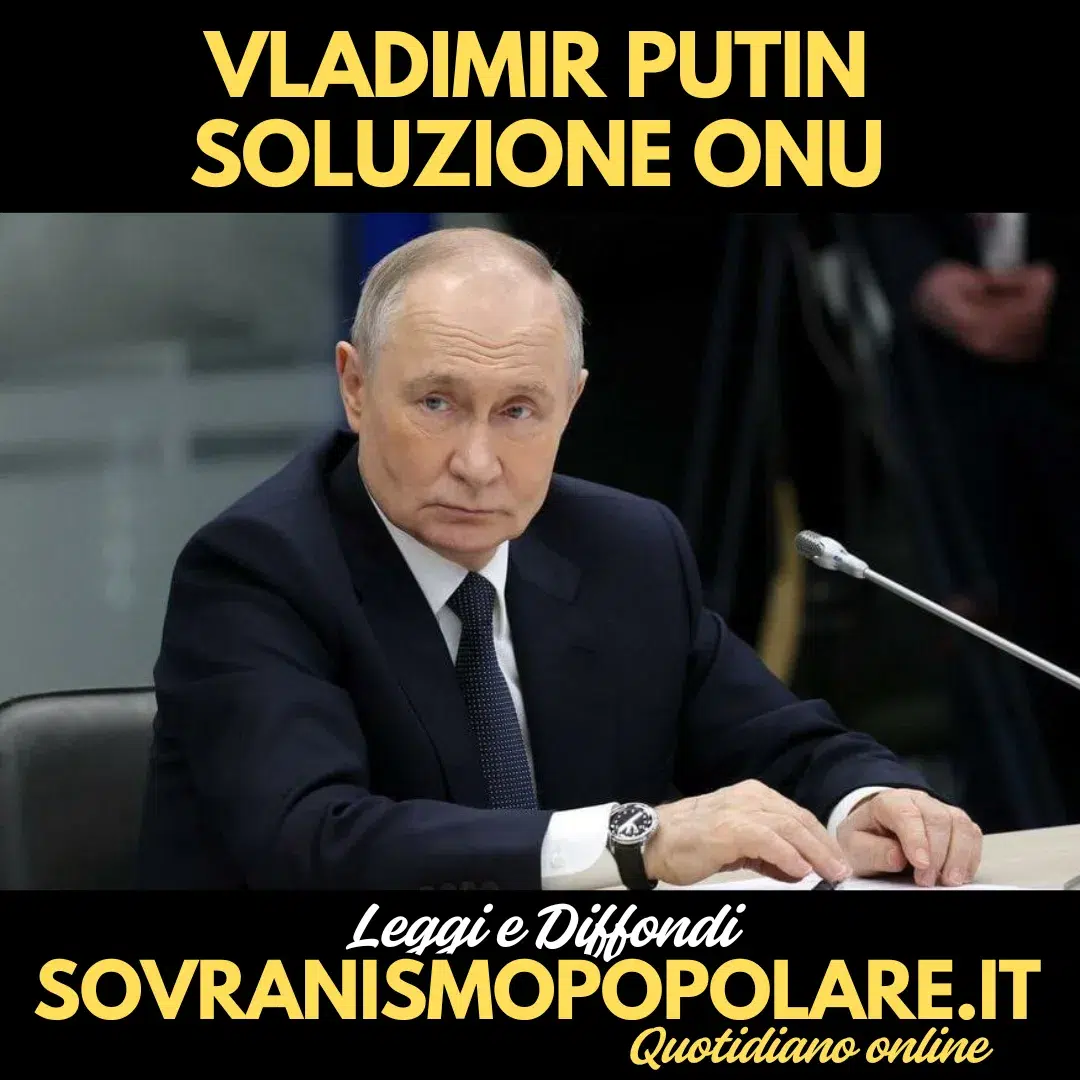 Vladimir Putin soluzione Onu