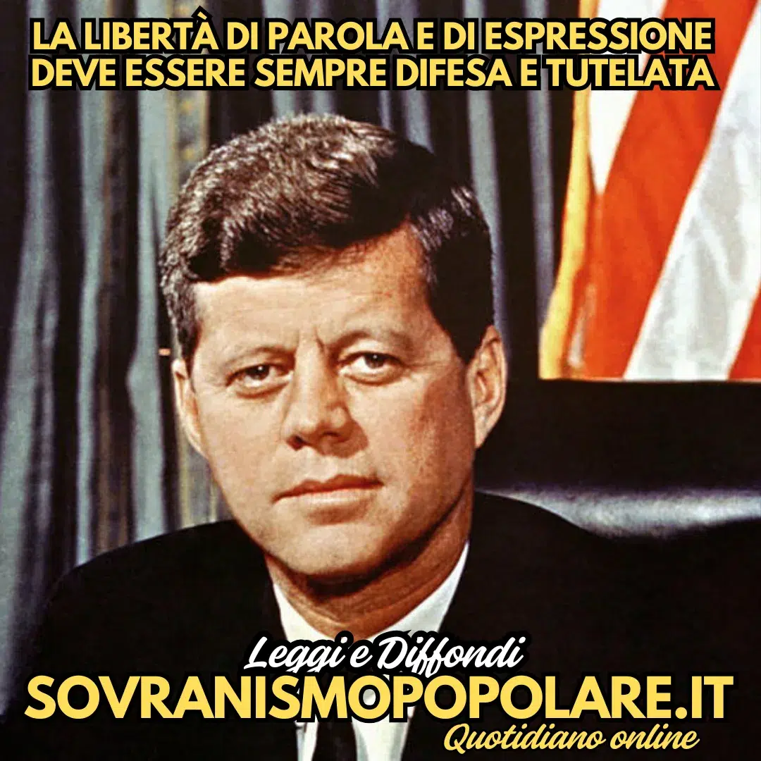 LA LIBERTÀ DI PAROLA E DI ESPRESSIONE DEVE ESSERE SEMPRE DIFESA E TUTELATA