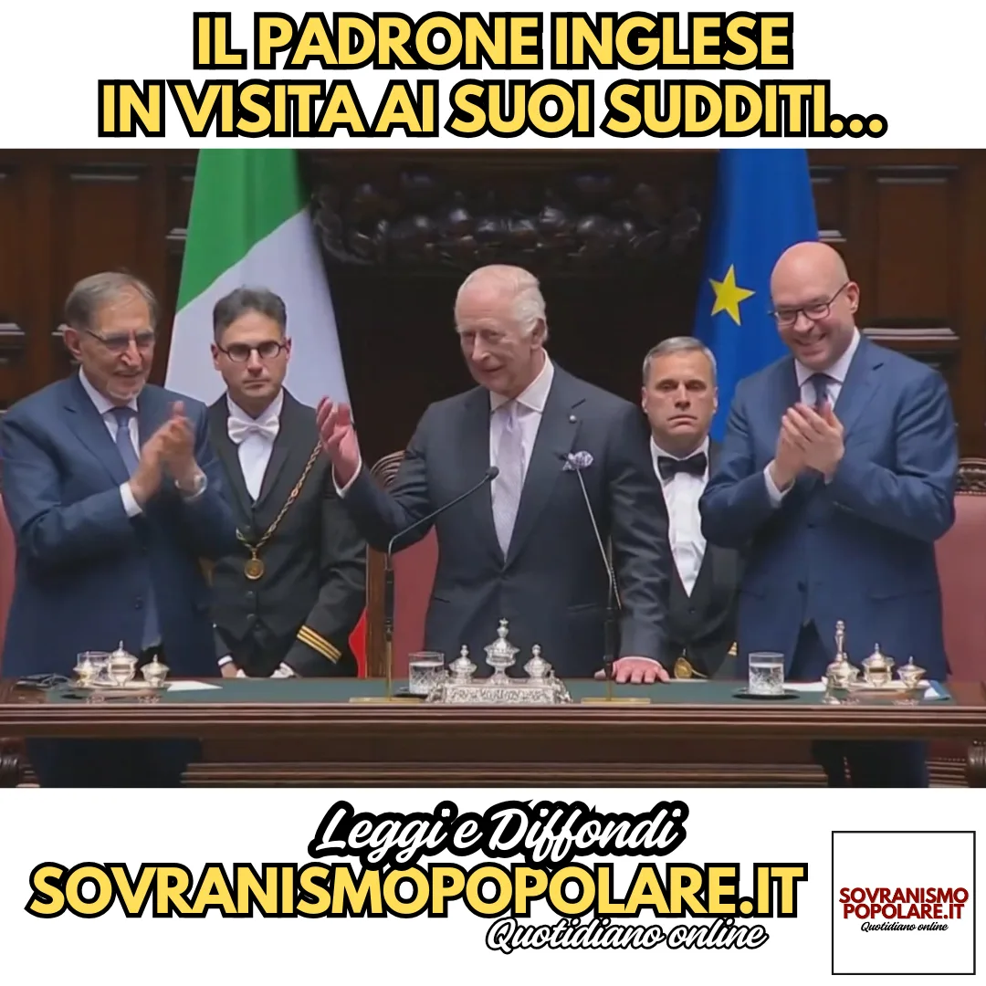 Il padrone inglese in visita ai suoi sudditi…