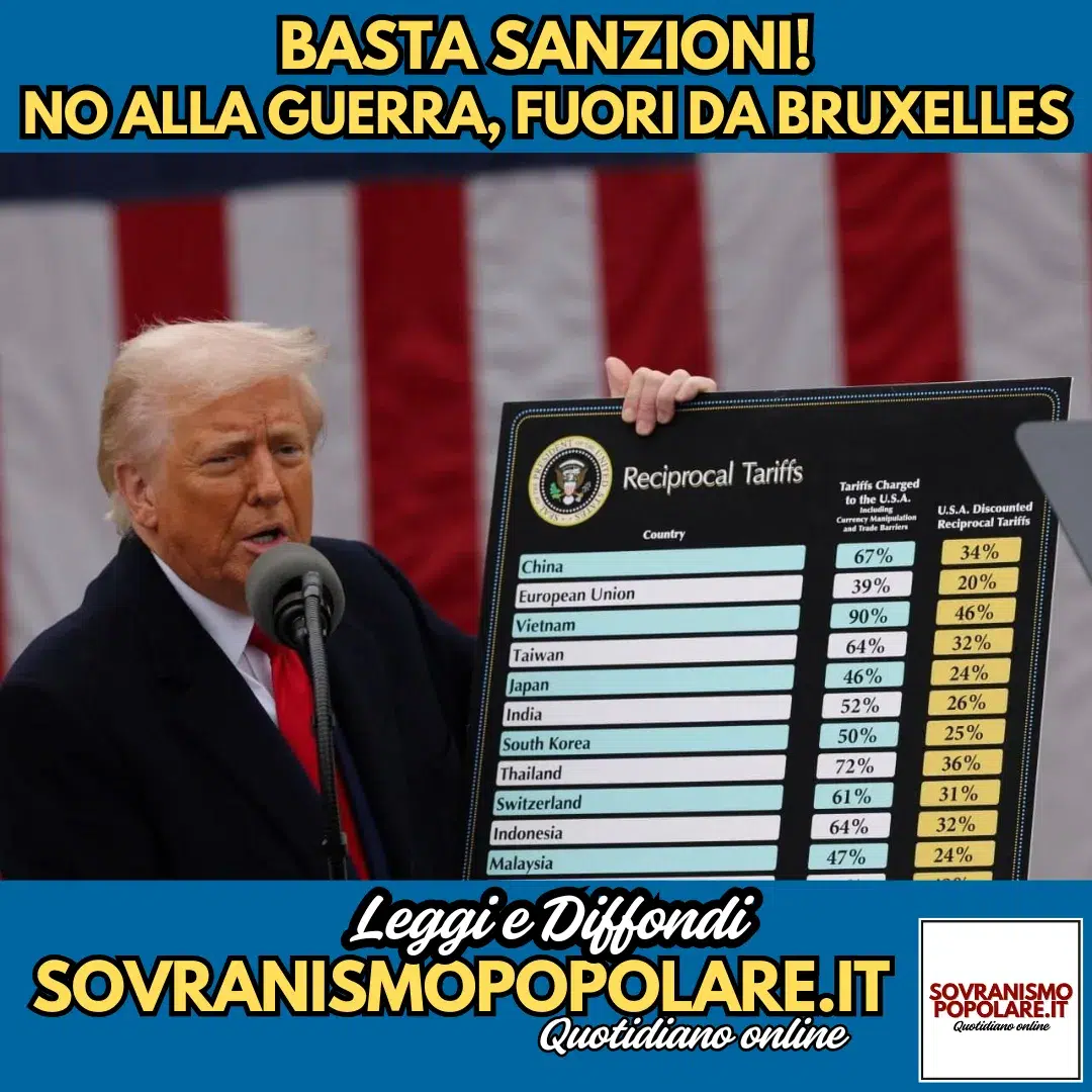 Basta sanzioni!No alla guerra, fuori da Bruxelles