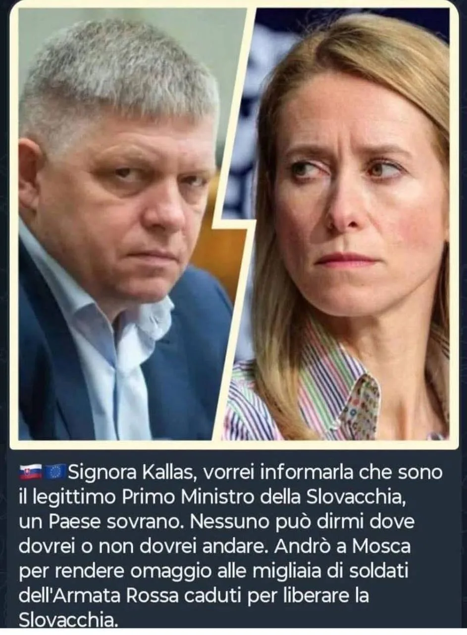 Robert Fico vero leader Sovranista Popolare
