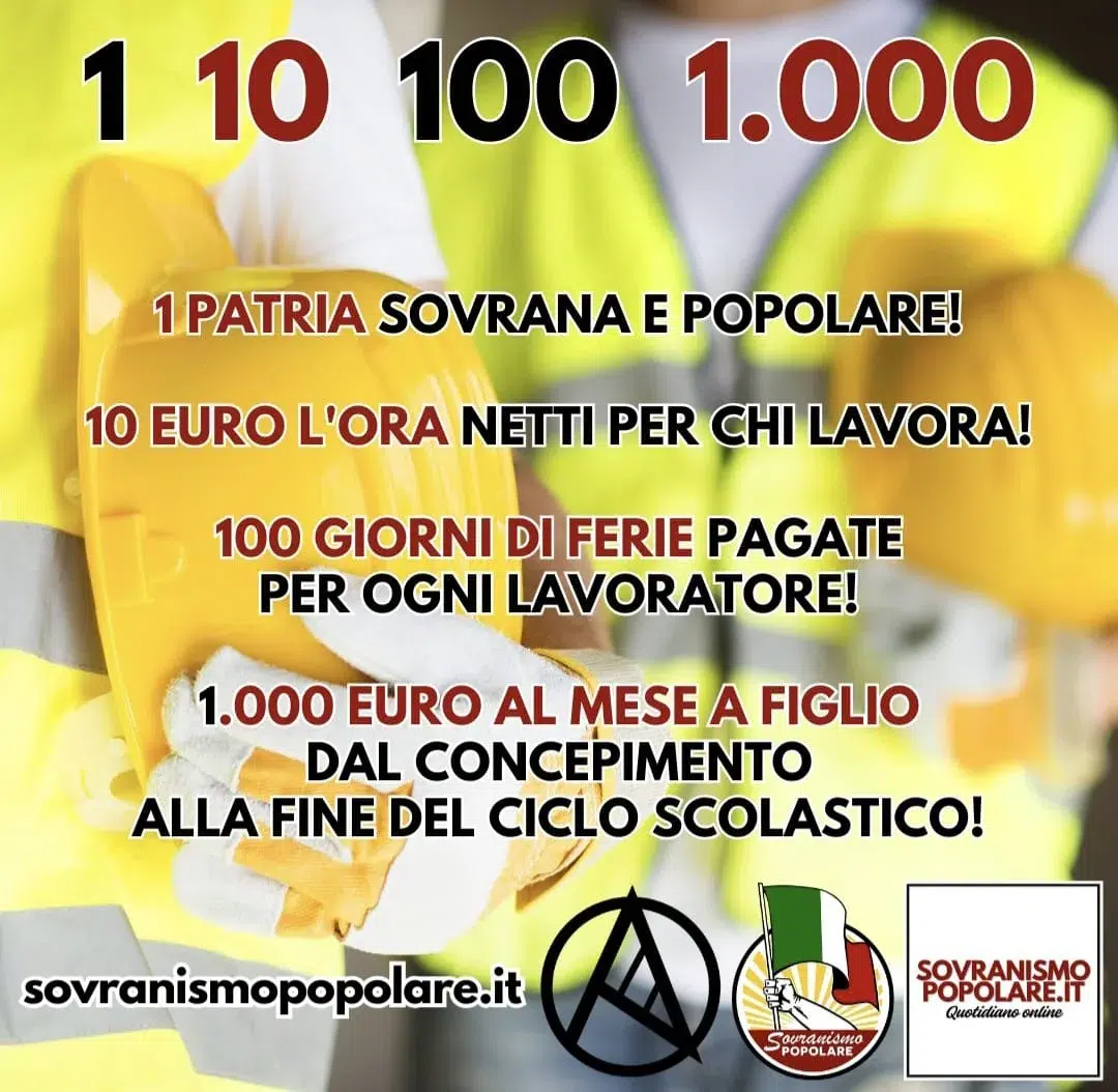 1 MAGGIO di lotta per il Lavoro