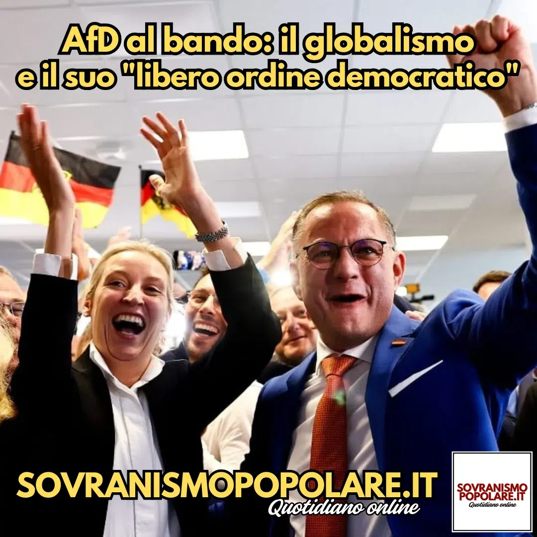 AfD al bando: il globalismo e il suo "libero ordine democratico"